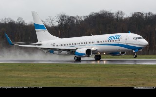 Bild: 16843 Fotograf: Uwe Bethke Airline: Enter Air Flugzeugtype: Boeing 737-800WL