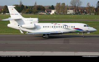 Bild: 16729 Fotograf: Uwe Bethke Airline: Volkswagen Air Services Flugzeugtype: Dassault Aviation Falcon 7X