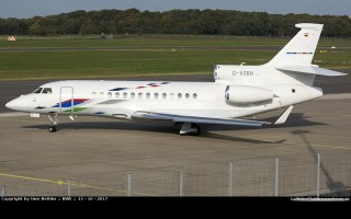 Bild: 16751 Fotograf: Uwe Bethke Airline: Volkswagen Air Services Flugzeugtype: Dassault Aviation Falcon 7X