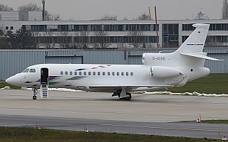 Bild: 16891 Fotograf: Frank Airline: Volkswagen Air Services Flugzeugtype: Dassault Aviation Falcon 8X