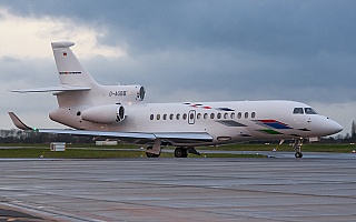 Bild: 16887 Fotograf: Uwe Bethke Airline: Volkswagen Air Services Flugzeugtype: Dassault Aviation Falcon 8X