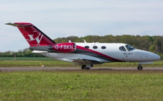 Bild: 16153 Fotograf: Uwe Bethke Airline: Blink Ltd Flugzeugtype: Cessna 510 Citation Mustang