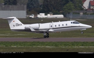 Bild: 16128 Fotograf: Frank Airline: Quick Air Jet Charter Flugzeugtype: Learjet 55