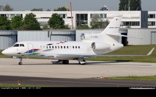 Bild: 16268 Fotograf: Frank Airline: Volkswagen Air Services Flugzeugtype: Dassault Aviation Falcon 7X