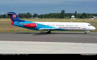 Bild: 16499 Fotograf: Uwe Bethke Airline: Slovak Government Flugzeugtype: Fokker 100