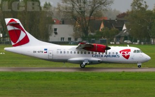 Bild: 16666 Fotograf: Michael Pavlotski Airline: CSA Czech Airlines Flugzeugtype: Avions de Transport Régional - ATR 42-500