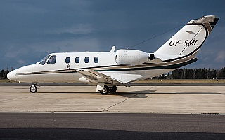 Bild: 17155 Fotograf: Uwe Bethke Airline: Skan Service Flugzeugtype: Cessna 525 CitationJet 1