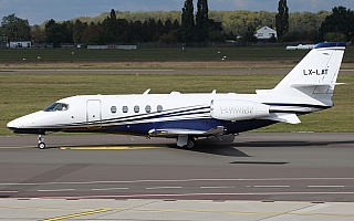 Bild: 19071 Fotograf: Frank Airline: Global Jet Luxembourg Flugzeugtype: Cessna 680 Citation Latitude