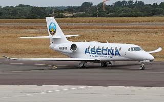 Bild: 18719 Fotograf: Frank Airline: ASECNA Flugzeugtype: Cessna 680 Citation Sovereign+