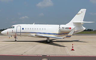 Bild: 21205 Fotograf: Frank Airline: Doganair Flugzeugtype: Dassault Aviation Falcon 2000LXS