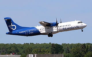 Bild: 23111 Fotograf: Jens-Peter Dehne Airline: Blue Islands Flugzeugtype: Avions de Transport Régional - ATR 72-500